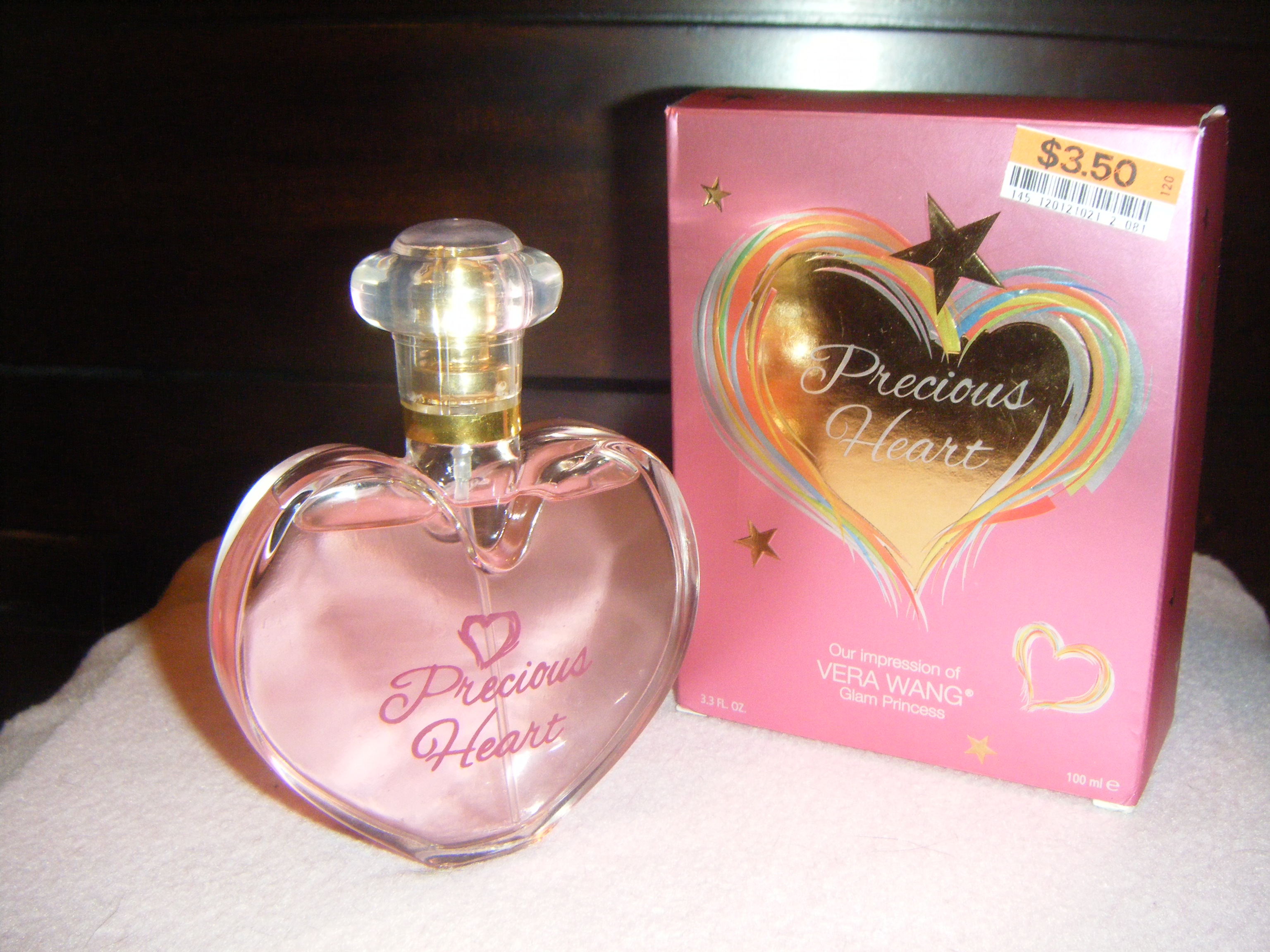 perfume heart shaped bottle